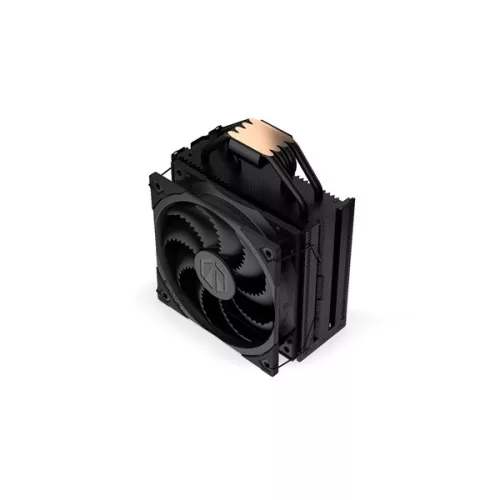 Endorfy CPU Cooler - Fera 5 Black (12 cm, 4 pin, 4x heatpipe, PWM, TDP 220W, fekete)