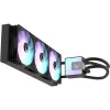 Formula CPU Water Cooler - Ice Jet Glow 360 BK (3x12cm, ARGB LED, fekete)