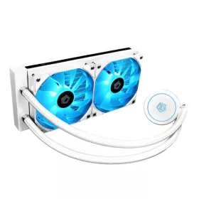  ID-Cooling CPU Water Cooler - AURAFLOW X 240 SNOW (18-35,2dB; max. 126,57 m3/h; 2x12cm, RGB LED)