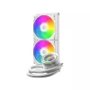 ID-Cooling CPU Water Cooler - FX240 INF WHITE (27.2dB; max. 98,54 m3/h; 2x12cm, A-RGB, fehér)
