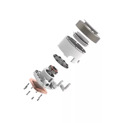 ID-Cooling CPU Water Cooler - FX240 INF WHITE (27.2dB; max. 98,54 m3/h; 2x12cm, A-RGB, fehér)