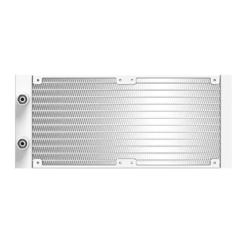 ID-Cooling CPU Water Cooler - FX240 LCD WHITE (27,2dB; max. 98,54 m3/h; 2x12cm, A-RGB, fehér)