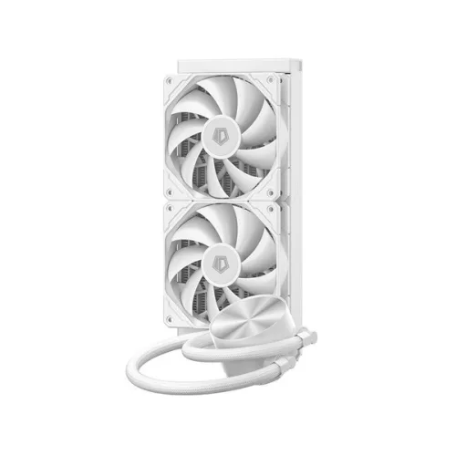 ID-Cooling CPU Water Cooler - FX240 PRO WHITE (25dB; max. 140,16 m3/h; 2x12cm, fehér)