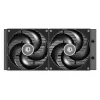 ID-Cooling CPU Water Cooler - FX280 PRO SE (24.9dB; max. 122,66 m3/h; 2x14cm, fekete)