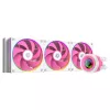 ID-Cooling CPU Water Cooler - FX360 INF PINK (29.9dB; max.132,52 m3/h; 3x12cm, A-RGB, rózsaszín)