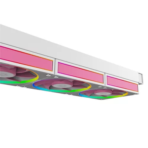 ID-Cooling CPU Water Cooler - FX360 INF PINK (29.9dB; max.132,52 m3/h; 3x12cm, A-RGB, rózsaszín)