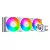 ID-Cooling CPU Water Cooler - FX360 INF WHITE (27.2ddB; max. 98,54 m3/h; 3x12cm, A-RGB, fehér)