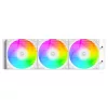 ID-Cooling CPU Water Cooler - FX360 INF WHITE (27.2ddB; max. 98,54 m3/h; 3x12cm, A-RGB, fehér)