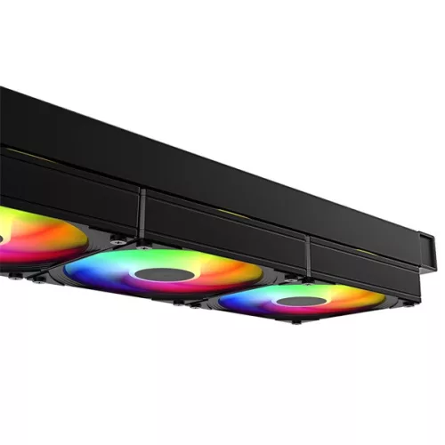 ID-Cooling CPU Water Cooler - FX360 INF (27.2ddB; max. 98,54 m3/h; 3x12cm, A-RGB, fekete)