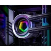 ID-Cooling CPU Water Cooler - FX360 INF (27.2ddB; max. 98,54 m3/h; 3x12cm, A-RGB, fekete)