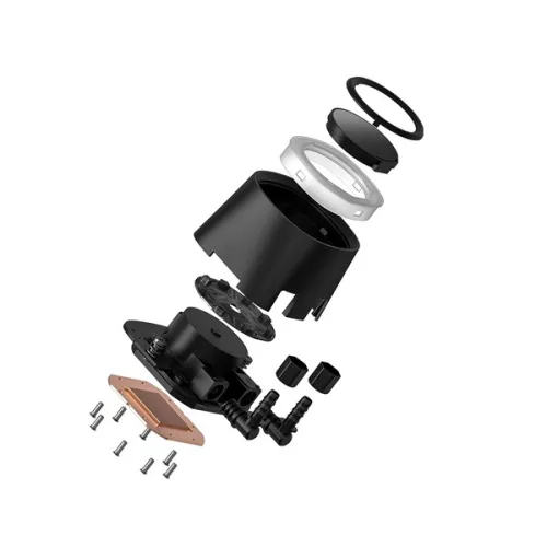 ID-Cooling CPU Water Cooler - FX360 LCD PE (34.3dB; max.150,78 m3/h; 3x12cm, fekete)