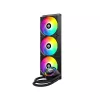 ID-Cooling CPU Water Cooler - FX360 TD (27.2dB; max.98,54 m3/h; 3x12cm, A-RGB, fekete)