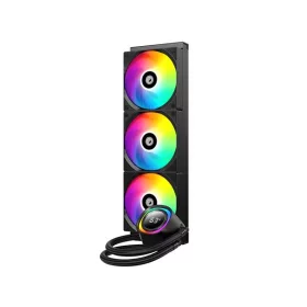   ID-Cooling CPU Water Cooler - FX360 TD (27.2dB; max.98,54 m3/h; 3x12cm, A-RGB, fekete)