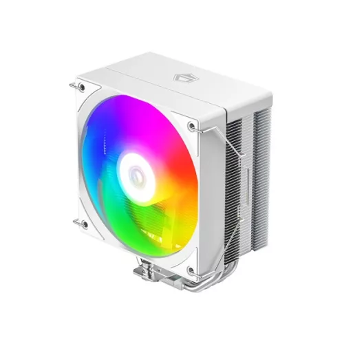 ID-Cooling CPU Cooler - SE-214-XT V2 ARGB WHITE (27,7dB; max. 98,54 m3/h; 4pin, 4 db heatpipe, 12cm, PWM, A-RGB, fehér)