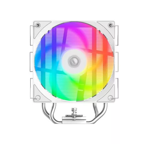 ID-Cooling CPU Cooler - SE-214-XT V2 ARGB WHITE (27,7dB; max. 98,54 m3/h; 4pin, 4 db heatpipe, 12cm, PWM, A-RGB, fehér)