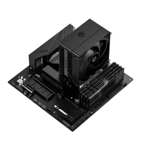 ID-Cooling CPU Cooler - SE-214-XT V2 BLACK (27,2dB; max. 98,54 m3/h; 4pin, 4 db heatpipe, 12cm, PWM)