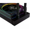 ID-Cooling CPU Water Cooler - Space SL240 (13.8-30.5dB; max. 132,52 m3/h; 2x12cm, A-RGB LED, fekete)