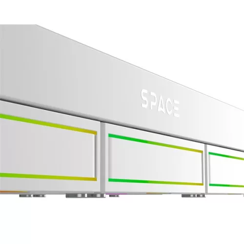 ID-Cooling CPU Water Cooler - Space SL360 WHITE (25dB; max. 132,52 m3/h; 3x12cm, A-RGB LED, fehér)