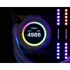 ID-Cooling CPU Water Cooler - Space SL360 XE WHITE (35,2dB; max. 129,39 m3/h; 3x12cm, A-RGB LED, fehér)