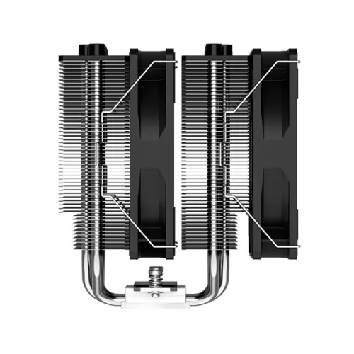ID-Cooling CPU Cooler - SE-206-XT (15.2-35.2 dB; max 129,39 m3/h; 4Pin csatlakozó, 6 db heatpipe, 2x12cm, PWM)