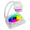 Rampage CPU Water Cooler - INFINITE V120 (Mágneses kijelző, 36,9dB max., 98,54 m3/h; 12cm, A-RGB LED, fehér)