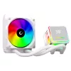 Rampage CPU Water Cooler - INFINITE V120 (Mágneses kijelző, 36,9dB max., 98,54 m3/h; 12cm, A-RGB LED, fehér)