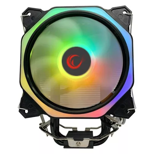 Rampage CPU Cooler - OCTAGON C50 (max 40dB, 96,84 m3/h, 4 pin csatlakozó, 12cm, A-RGB, LED)