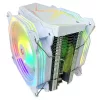 Rampage CPU Cooler - OCTAGON C60 (max 40dB, 96,84 m3/h, 4 pin csatlakozó, 2x12cm, A-RGB, LED, Fehér)