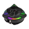 Rampage CPU Cooler - RM-C03 COOLBLADE (max 28dB, 73,05 m3/h, 4 pin csatlakozó, 8cm, RGB LED)