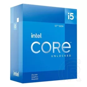   Intel Processzor - Core i5-12600KF (3700Mhz 20MBL3 Cache 10nm 125W skt1700 Alder Lake) BOX No Cooler No VGA