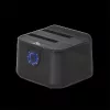 Advance HDD/SSD Dokkoló - DUALDOCK CLONE 2.5" / 3.5" (USB-A3.0 to 2xSATA, fekete)