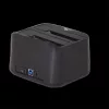Advance HDD/SSD Dokkoló - DUALDOCK CLONE 2.5" / 3.5" (USB-A3.0 to 2xSATA, fekete)