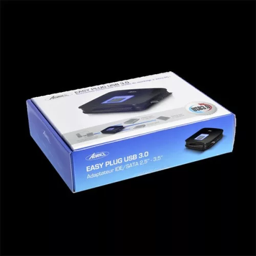 Advance HDD/SSD Dokkoló - EASYPLUG 2.5" / 3.5" (USB-A3.0 to SATA/IDE, fekete)