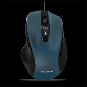   Advance Egér - SHAPE 6D (3200 DPI, 6 gomb, ergonomikus, kék)