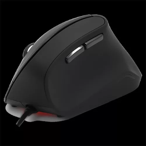 Advance Egér - VERTICAL PLUS MOUSE (1600 DPI, 6 gomb, ergonomikus, fekete)