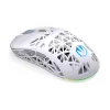 Endorfy Wireless Egér - LIV Onyx White (Honeycomb, 26 000 DPI, ARGB, PixArt PAW3311, optikai, fehér)
