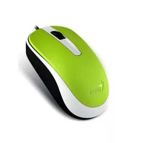   Genius Egér - DX-120 (Vezetékes, 1000 DPI, 3 gomb, USB, zöld)