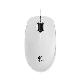   Logitech Egér - B100 (Vezetékes, Optikai,USB, 800 DPI, OEM, fehér)