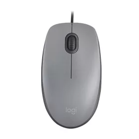   Logitech Egér - M110 (Vezetékes, Optikai, USB, 1000 DPI, szürke)