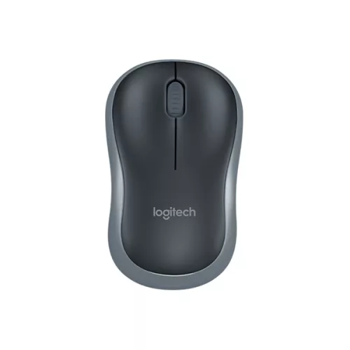 Logitech Egér - M185 (Vezeték nélküli, Optikai, Notebook, 1000 DPI, szürke)