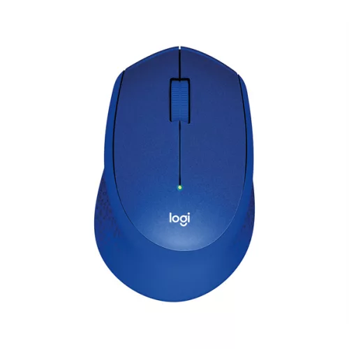 Logitech Egér - M330 SILENT PLUS (Vezeték nélküli, Optikai, 1000 DPI, USB, kék)