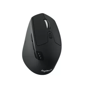   Logitech Egér - M720 Thriatlon (Vezeték nélküli, Bluetooth csatlakozás, 1000 DPI, 8 gomb, fekete)