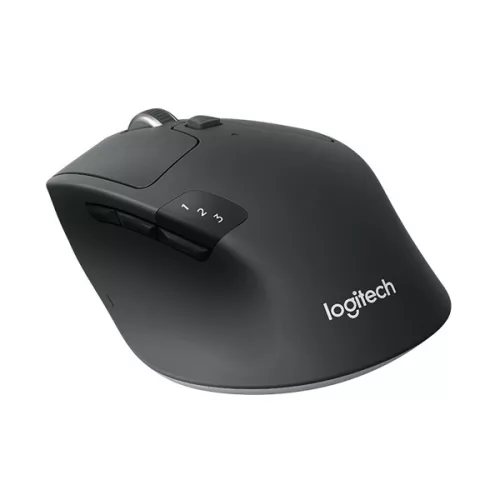 Logitech Egér - M720 Thriatlon (Vezeték nélküli, Bluetooth csatlakozás, 1000 DPI, 8 gomb, fekete)