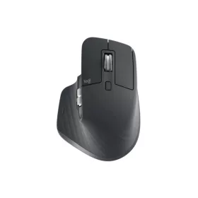   Logitech Egér - MX Master 3S (Vezeték nélküli, USB, Lézer, 8000 dpi, Fekete)