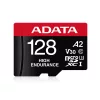 ADATA MicroSD kártya - 128GB microSDXC UHS-I U3 Class10 A2 V30S HIGH (R/W: 100/85 MB/s, 24/7 rögzítés) + adapter