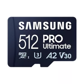   Samsung MicroSD kártya - 512GB MB-MY512SA/WW (PRO Ultimate, Class10, R200/W130, adapter, 512GB)