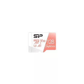   Silicon Power MicroSD kártya - 128GB microSDXC Superior A1 UHS-1 U3 + adapter