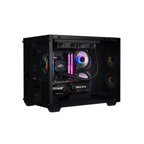 SHARK GAMING PC - RGBeast Mini R500 (Wave mini, R5-7600X, RX9060XT 16G , 1TB NVMe , 16GB  , watercooler, Windows 11 h)