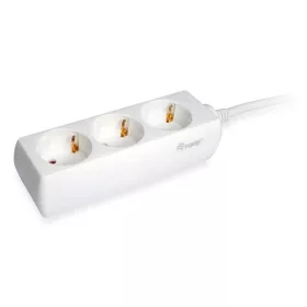   Equip Hálózati Elosztó - 245550 (3 Schuko, Max.: 3500W, 1,5m kábel, fehér)