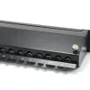 Equip Patch panel - 326624 (24 port, Cat6A, 1U, árnyékolt, fekete)